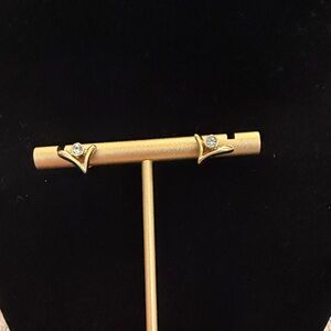 Elegant Gold Stud Earrings